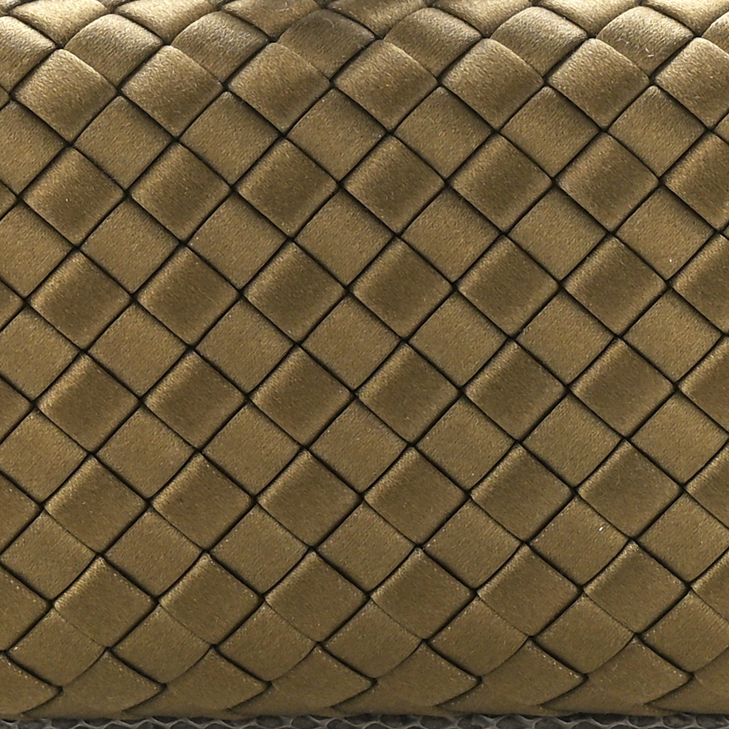 Bottega Veneta Satin Intreccio Impero Ayers Stretch Knot Clutch Light Brown 7 of 10