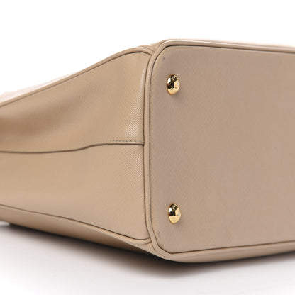 Prada Saffiano Lux Medium Tote Sabbia 7 of 9
