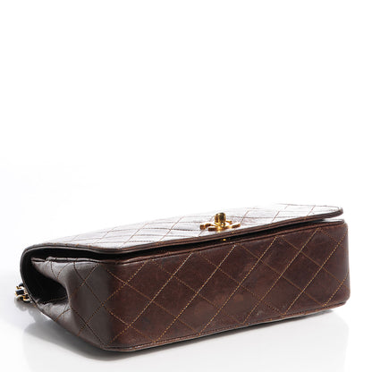 Chanel Quilted Lambskin Small Single Flap Brown 4 of 9