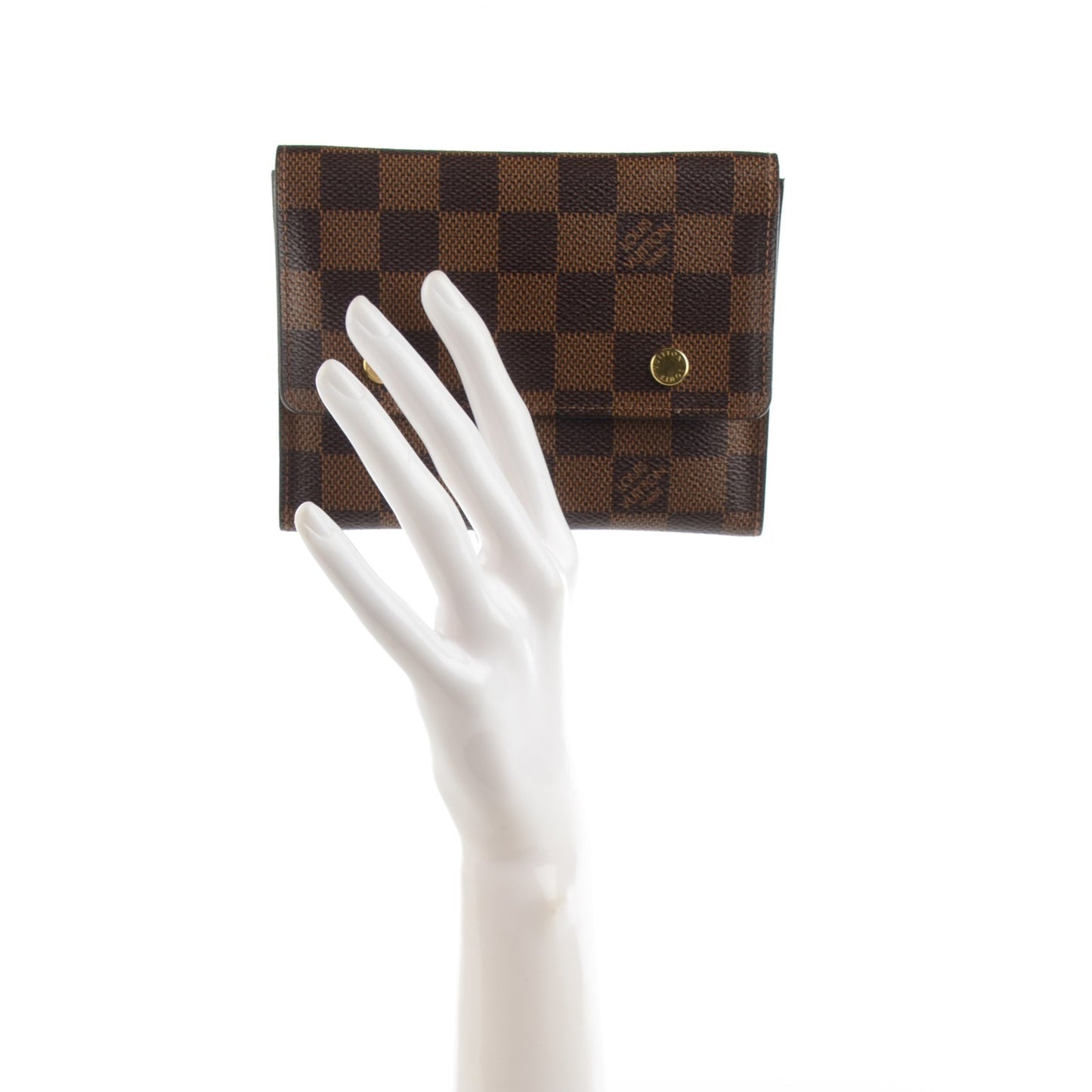 Damier Ebene Portefeuille Compact Modulable Wallet