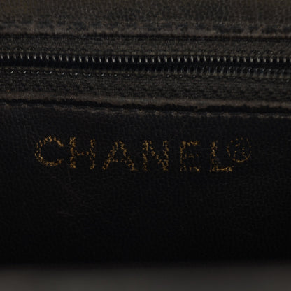 Chanel Caviar CC Vanity Cosmetic Case Black 6 of 9