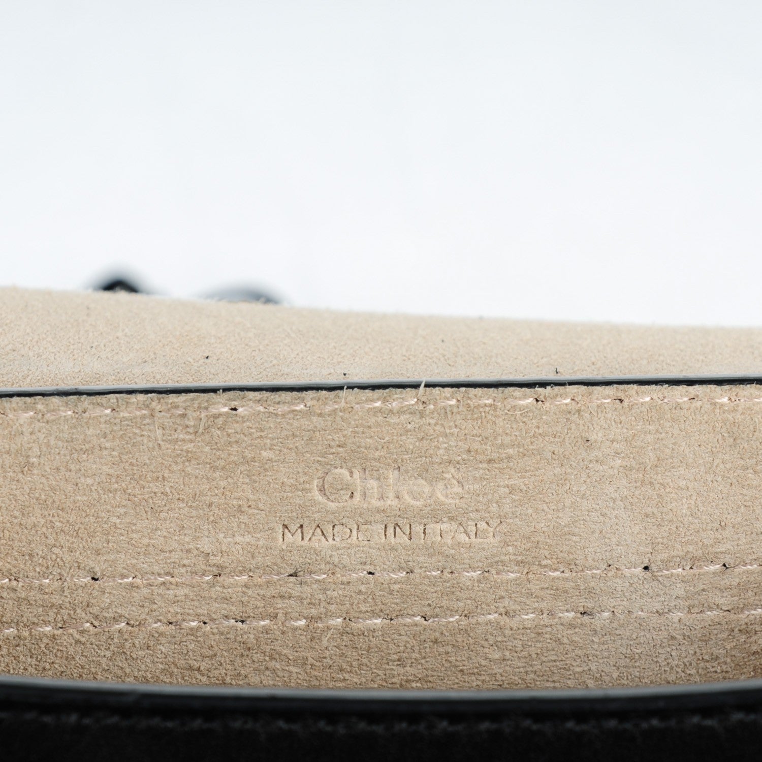 Chloe Calfskin Mini Hudson Fringe Shoulder Bag Black 6 of 7