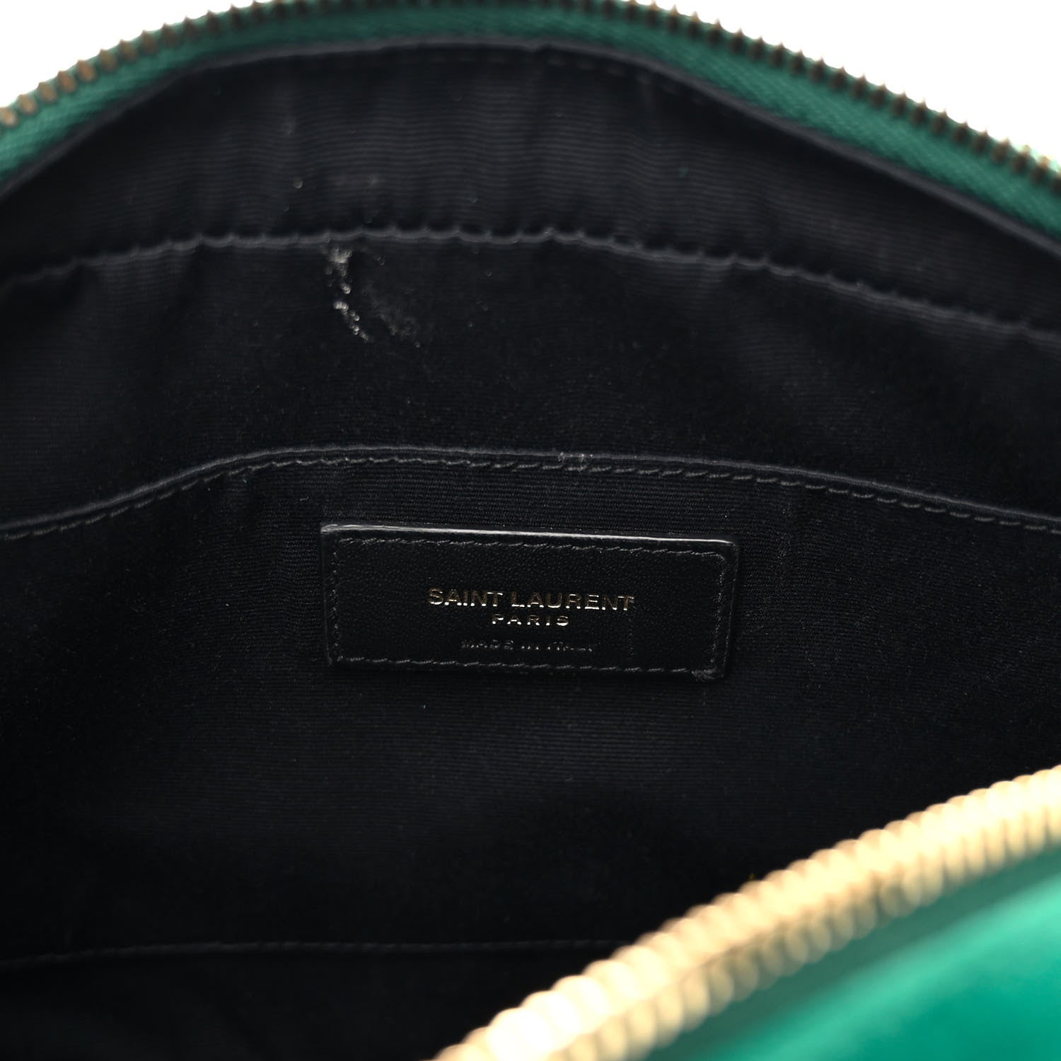 Saint Laurent Velvet Matelasse Monogram Lou Camera Bag Deep Malachite 6 of 9