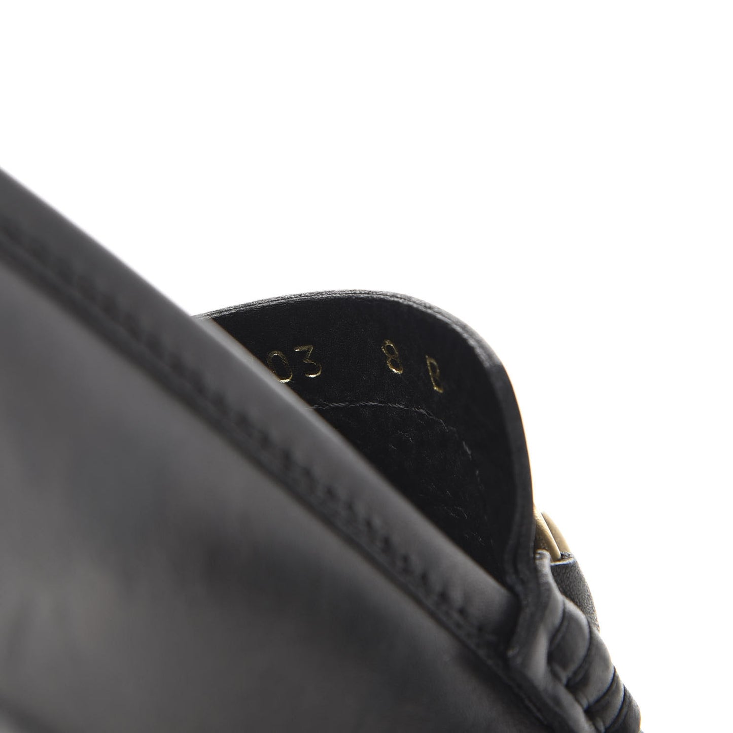 Calfskin Mens Horsebit Driver Loafers 8 Black