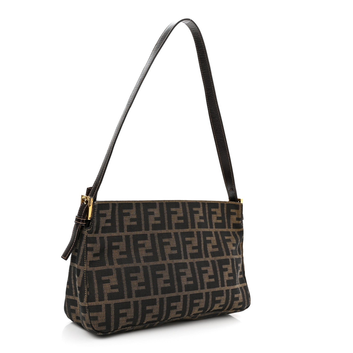 Fendi Zucca Shoulder Bag Tobacco 2 of 12