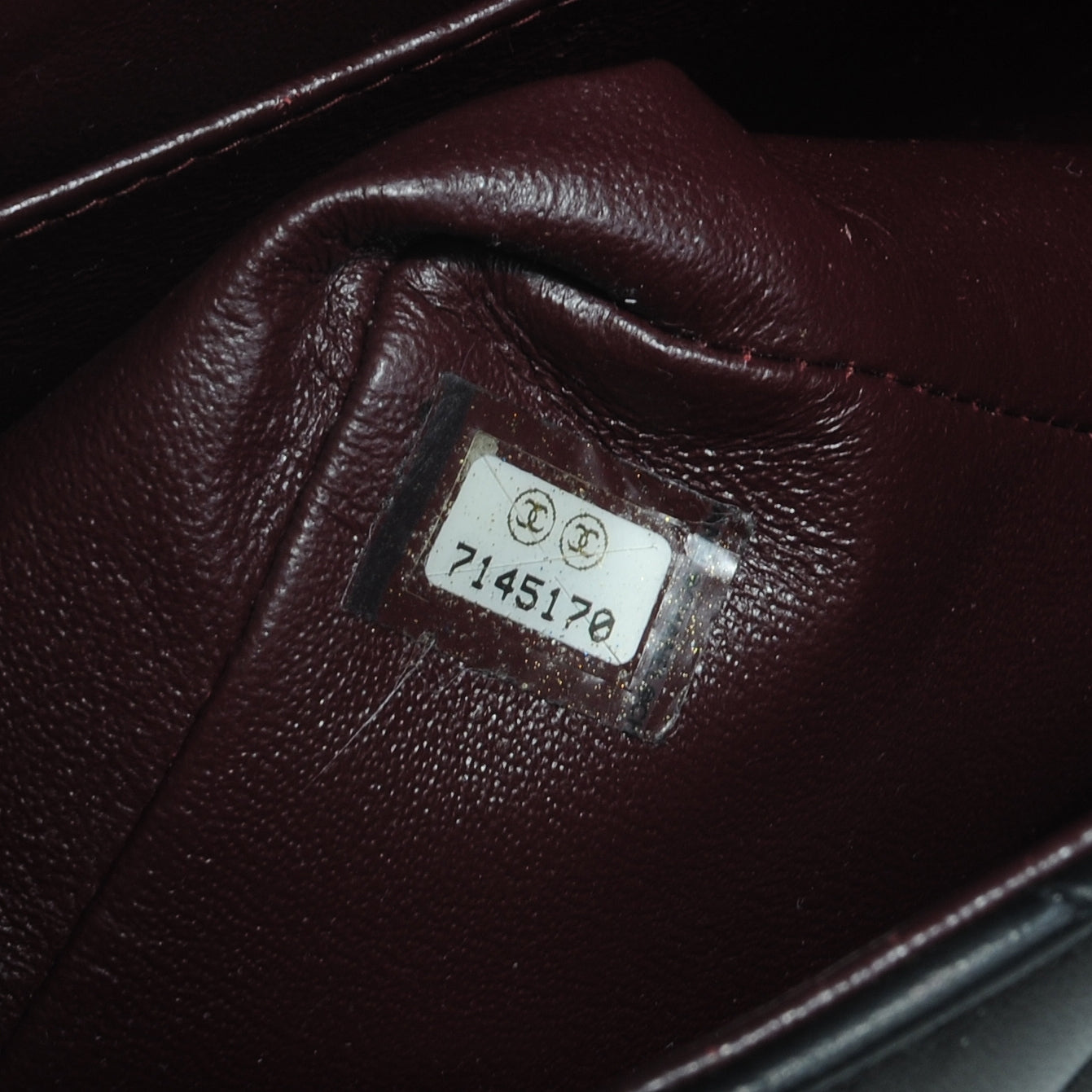 Lambskin Jumbo Single Flap Black
