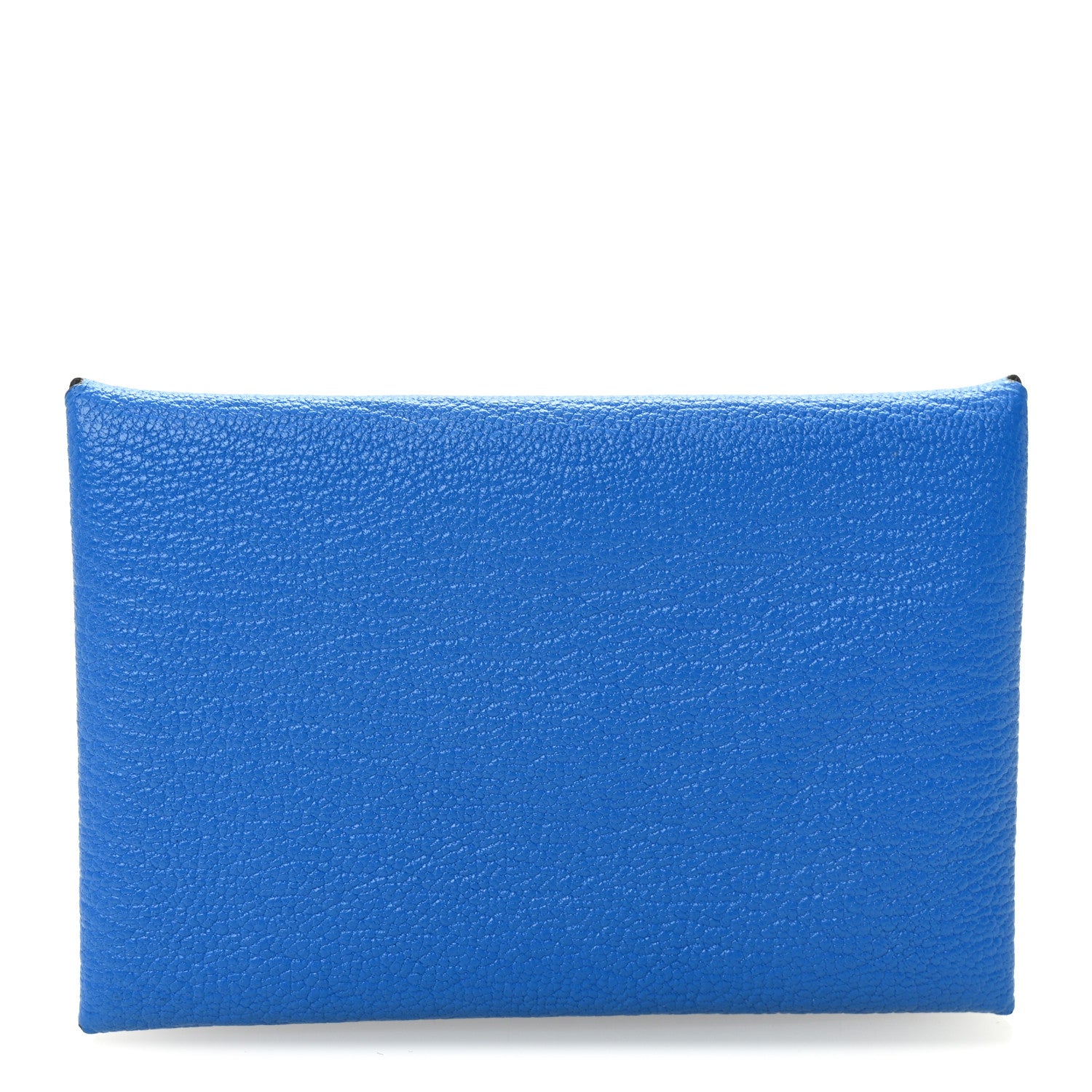 Hermes Chevre Mysore Calvi Card Case Bleu Hydra 1 of 7