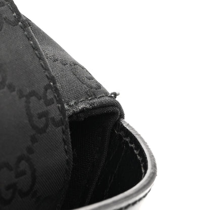 Gucci GG Monogram Flap Messenger Bag Black 11 of 11