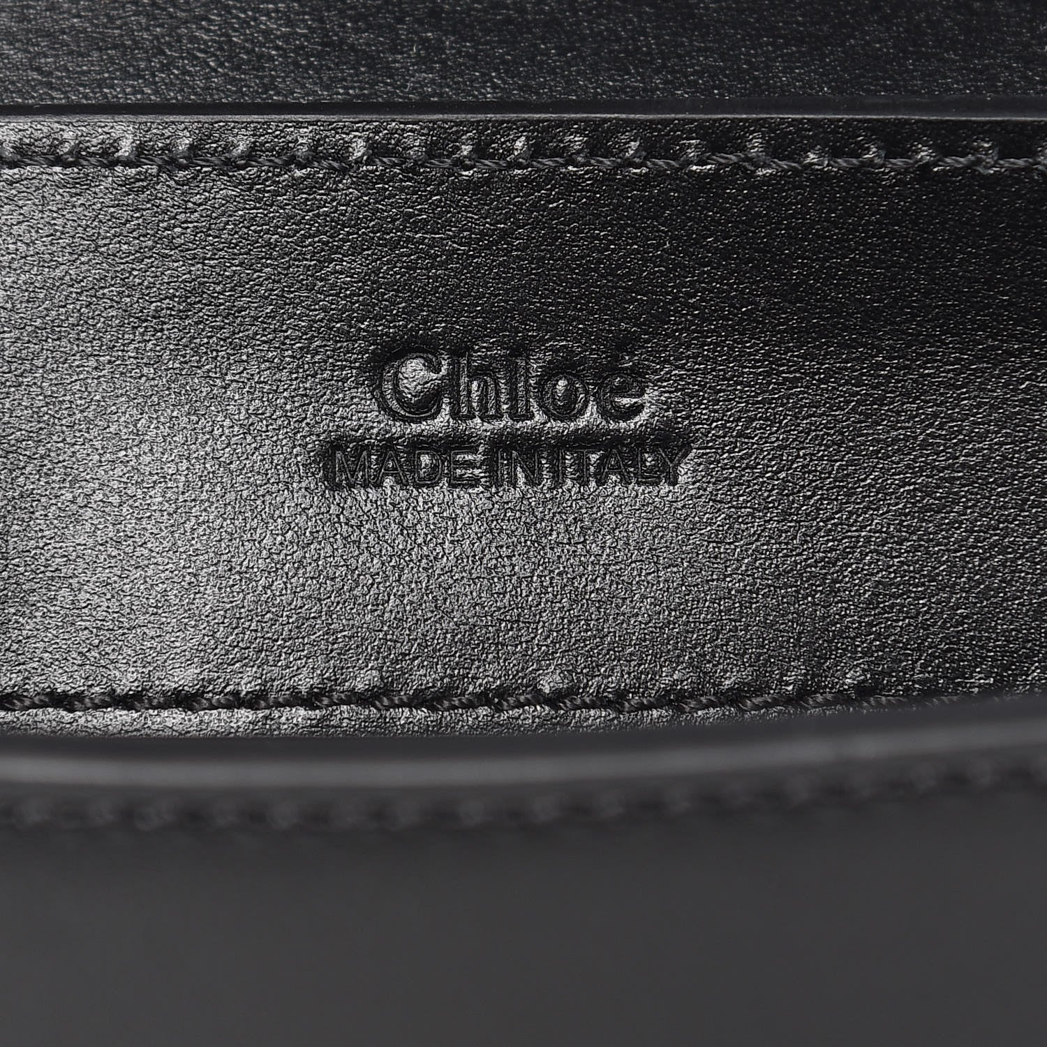 Chloe Calfskin Suede C Belt Bag Black 6 of 9