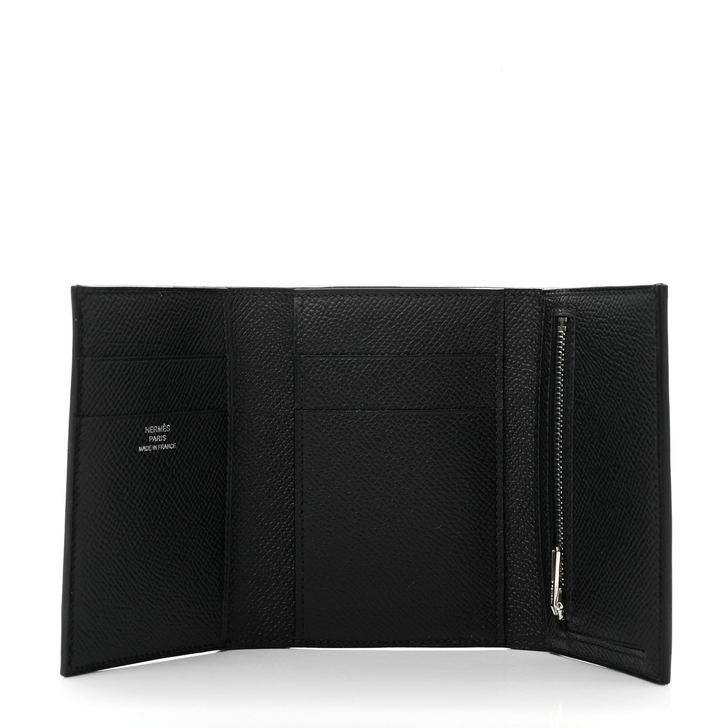 Epsom Tri-Fold Compact Monochrome Bearn Wallet Black