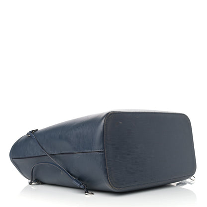 Louis Vuitton Epi Neverfull MM Indigo 4 of 19