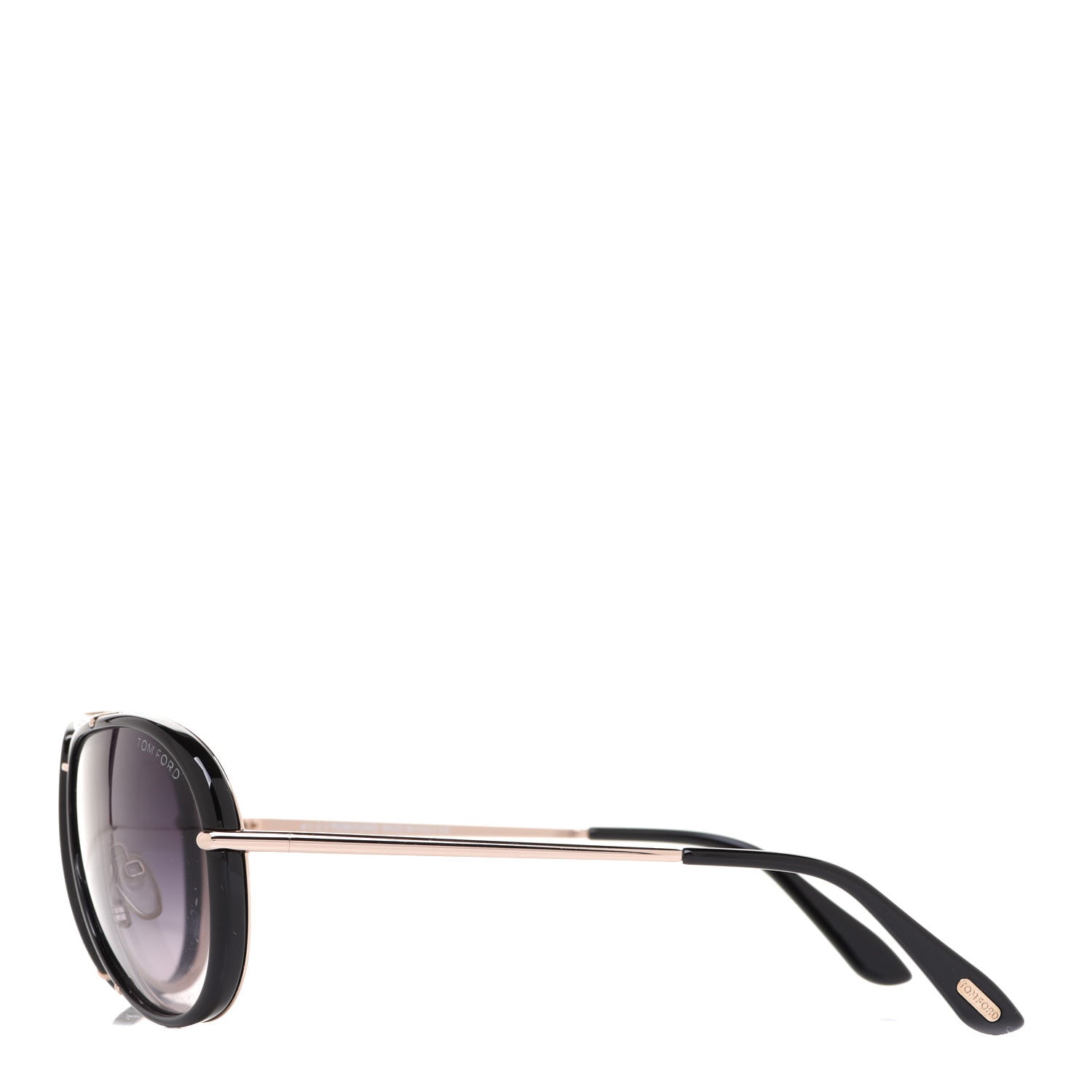 Tom Ford Cyrille Aviator Sunglasses TF109 Black 3 of 7
