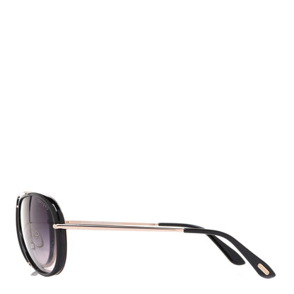 Tom Ford Cyrille Aviator Sunglasses TF109 Black 3 of 7