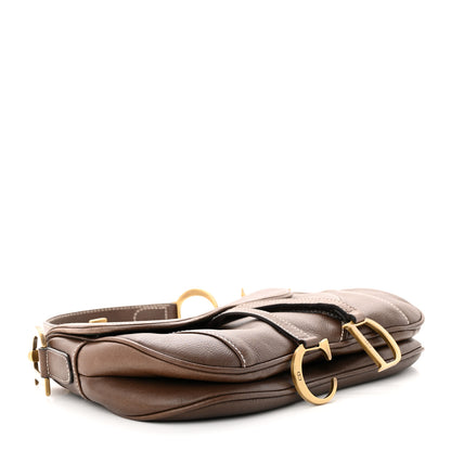 Christian Dior Calfskin Double Saddle Bag Brown 4 of 13