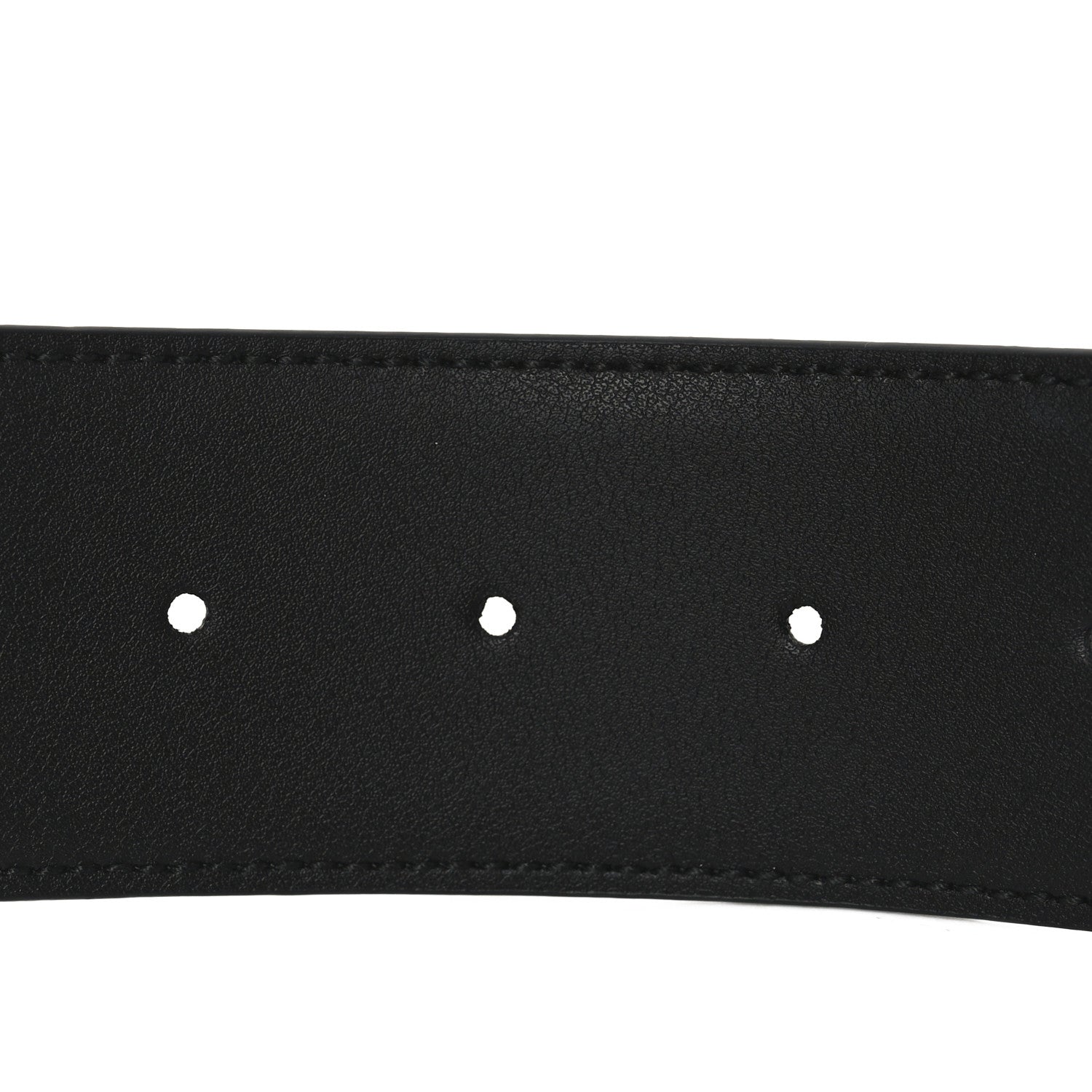Gucci Glass Calfskin Interlocking G Belt 95 38  Black 4 of 5