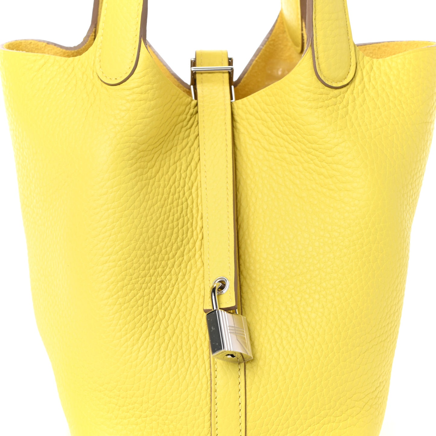 Taurillon Clemence Picotin Lock 18 PM Lime