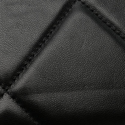 Chanel Lambskin Quilted Chanel 19 Wallet On Chain WOC Black 13 of 15