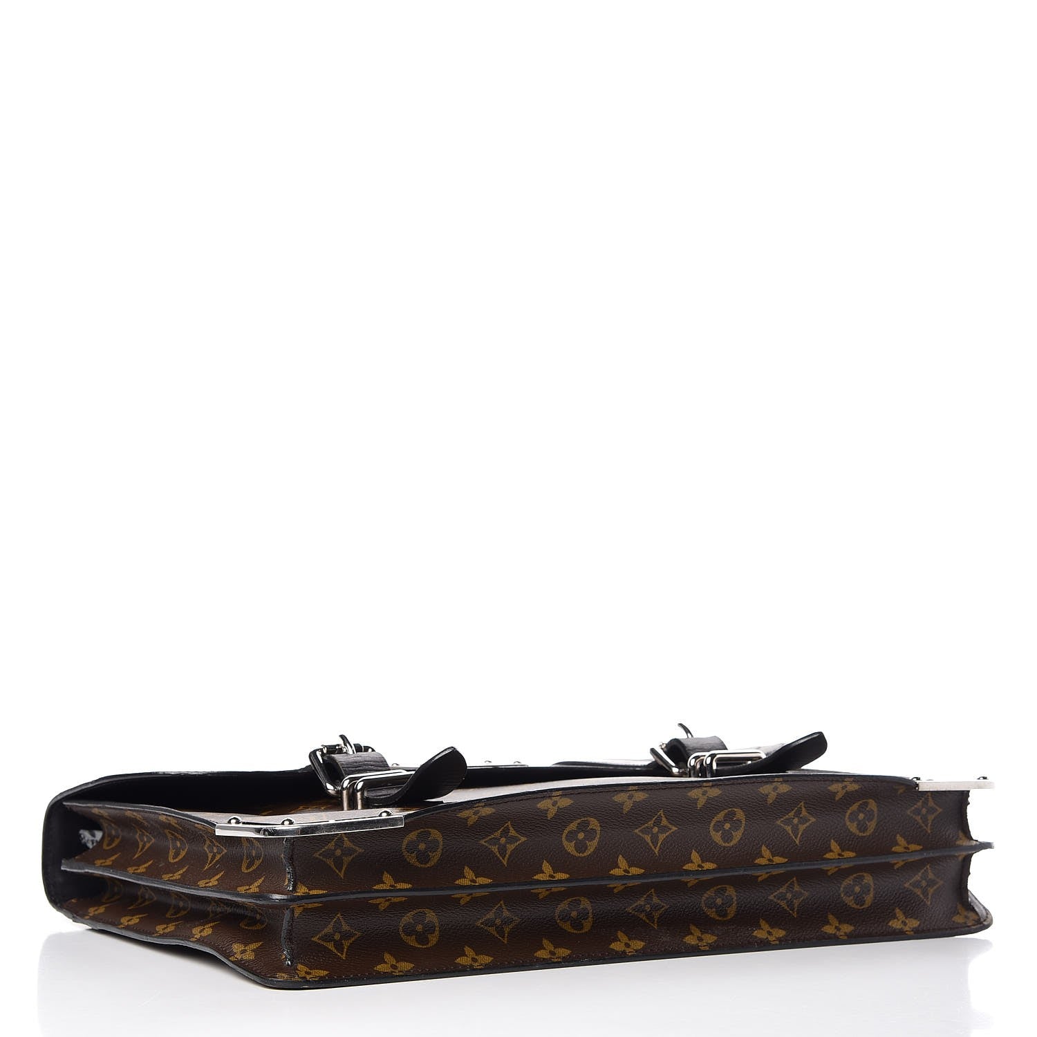 Louis Vuitton Monogram Macassar Larry Briefcase 4 of 9