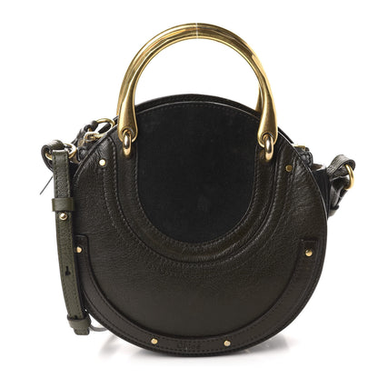 Chloe Calfskin Suede Small Pixie Bag Intense Green 1 of 12