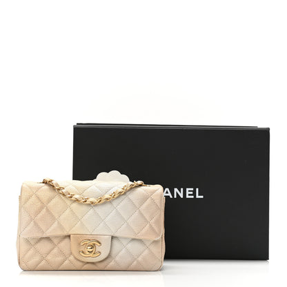 Chanel Metallic Goatskin Quilted Mini Rectangular Flap Gold 11 of 11