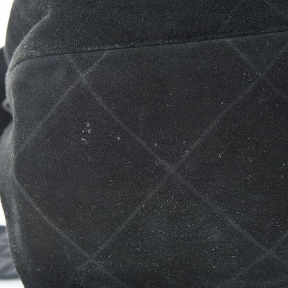 Chanel Suede Stitched Messenger Black 14 of 18