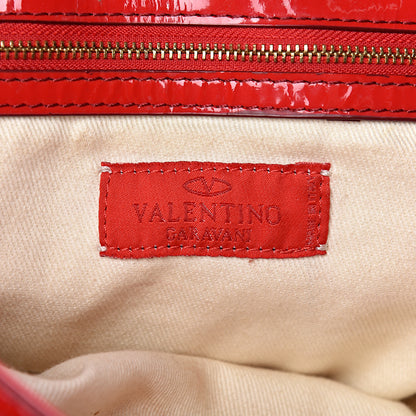 Valentino Garavani Patent Large Histoire Red 6 of 25