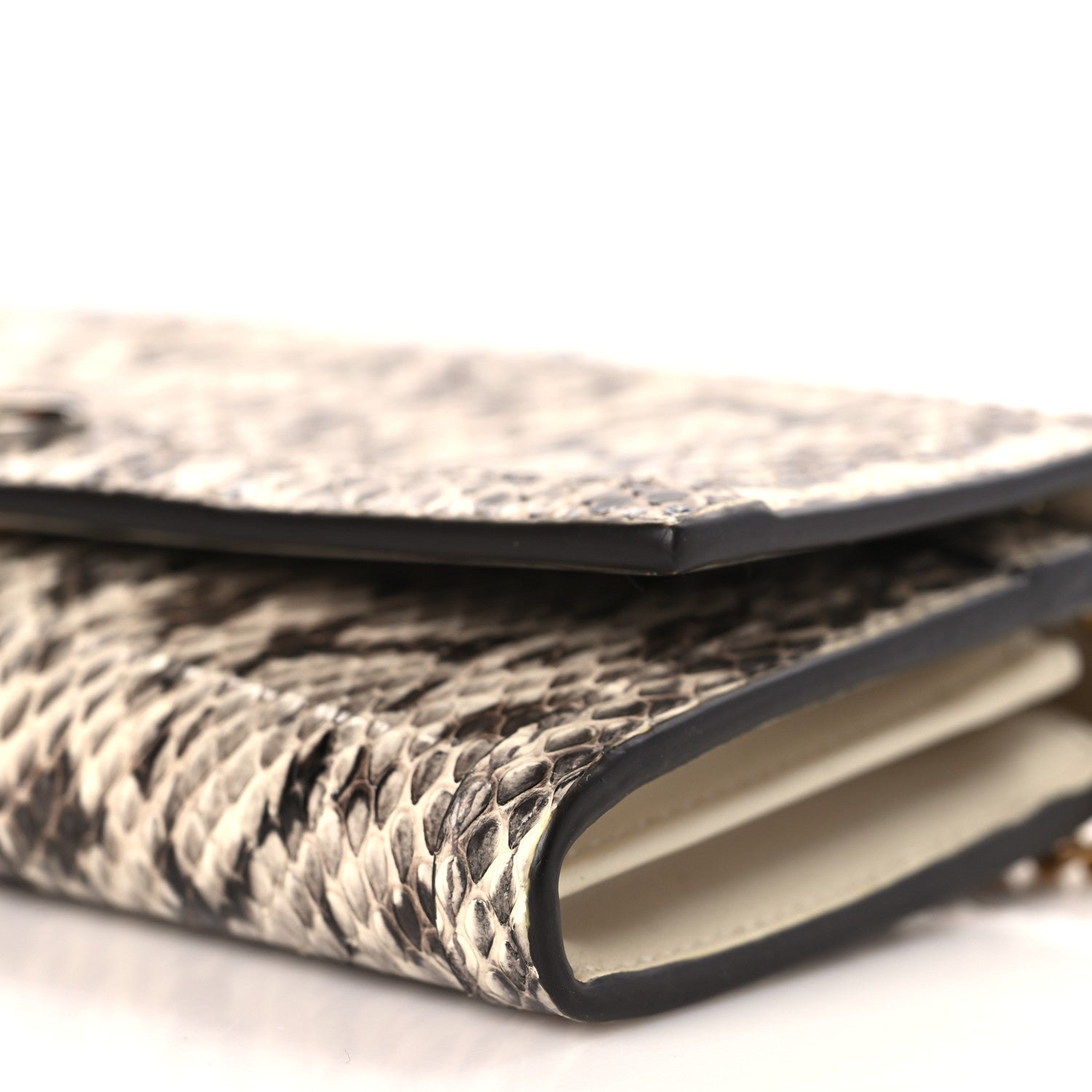 Gucci Snakeskin GG Ophidia Wallet On Chain Roccia 9 of 9