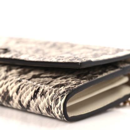 Gucci Snakeskin GG Ophidia Wallet On Chain Roccia 9 of 9