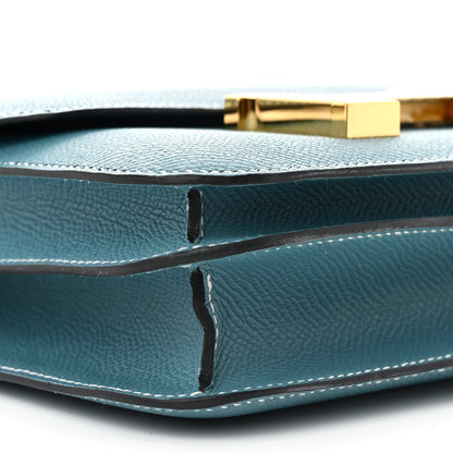 Hermes Epsom Constance 18 New Blue Jean 10 of 13