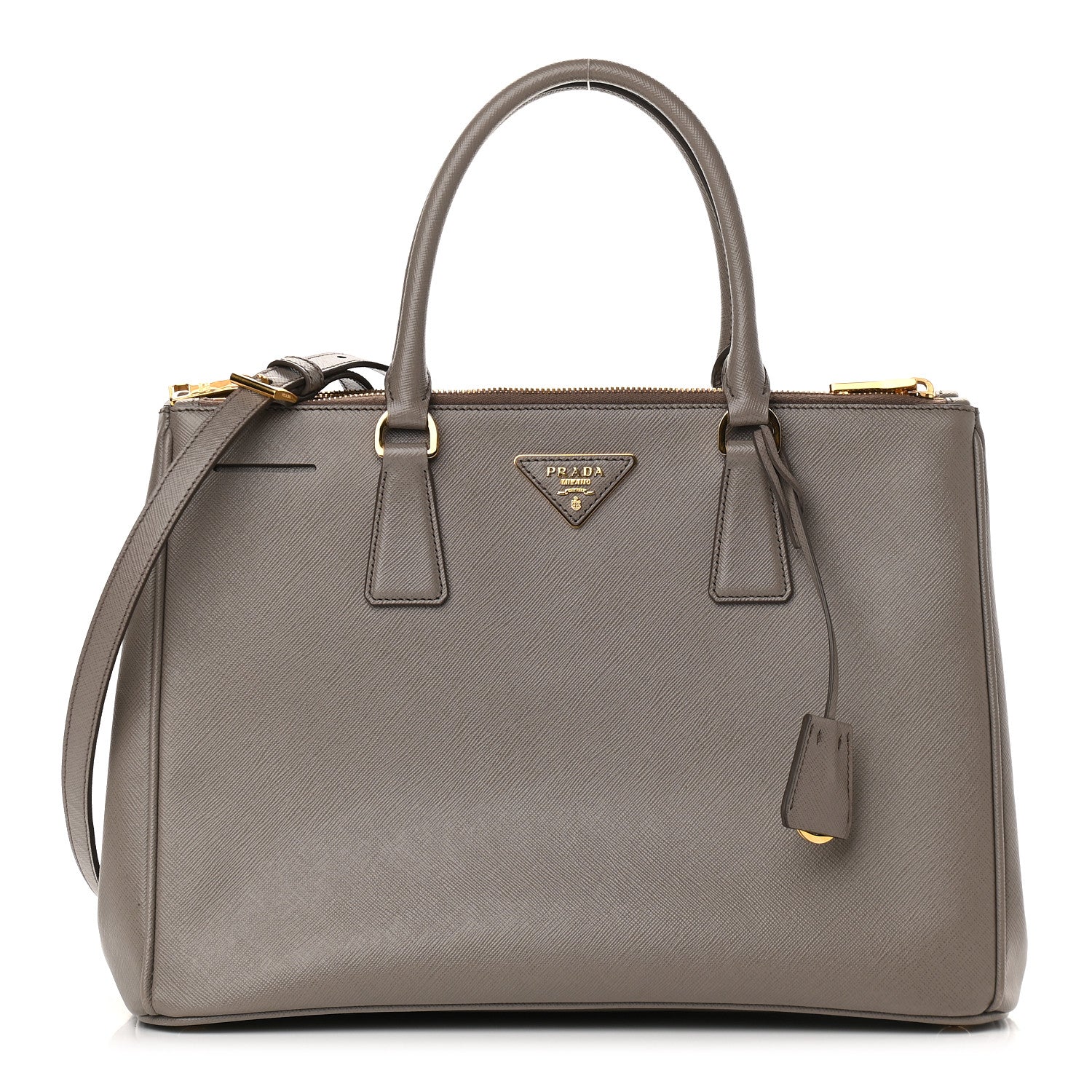 Prada Saffiano Medium Galleria Double Zip Tote Argilla 1 of 9
