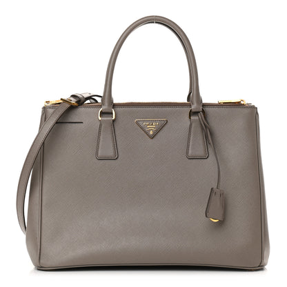 Prada Saffiano Medium Galleria Double Zip Tote Argilla 1 of 9