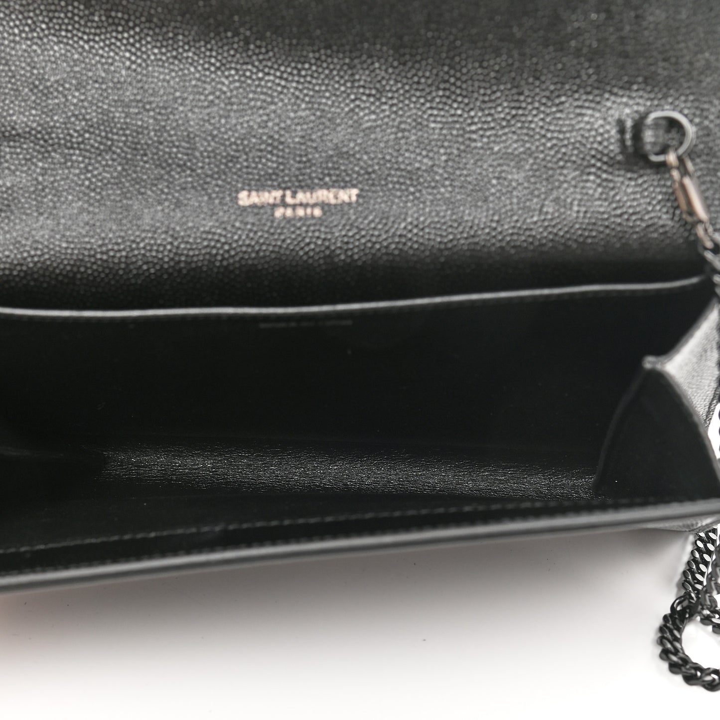 Grain De Poudre Uptown Chain Wallet Black