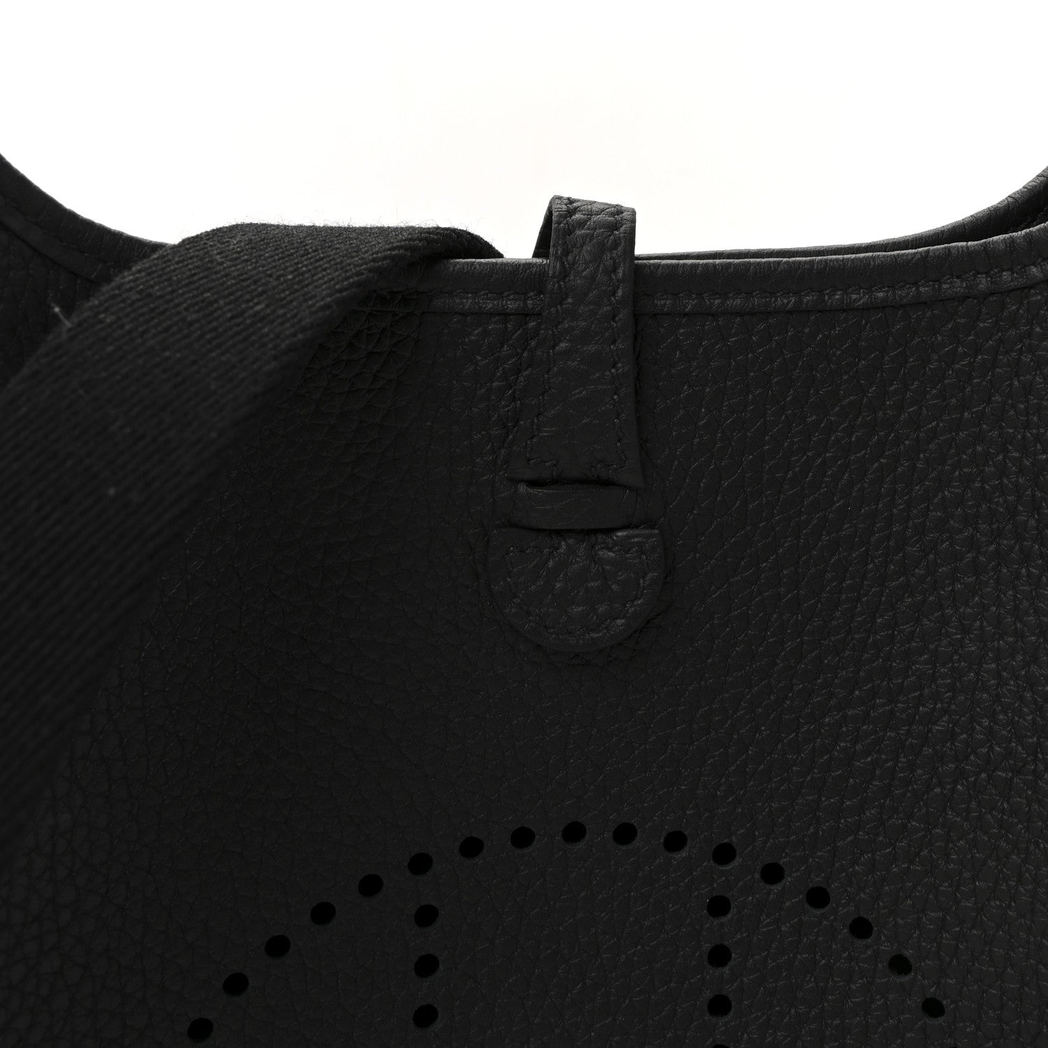 Hermes Taurillon Clemence Evelyne TPM Black 7 of 10