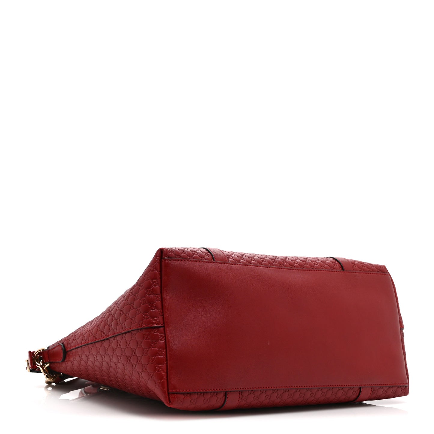 Soft Microguccissima Large Dome Satchel Red