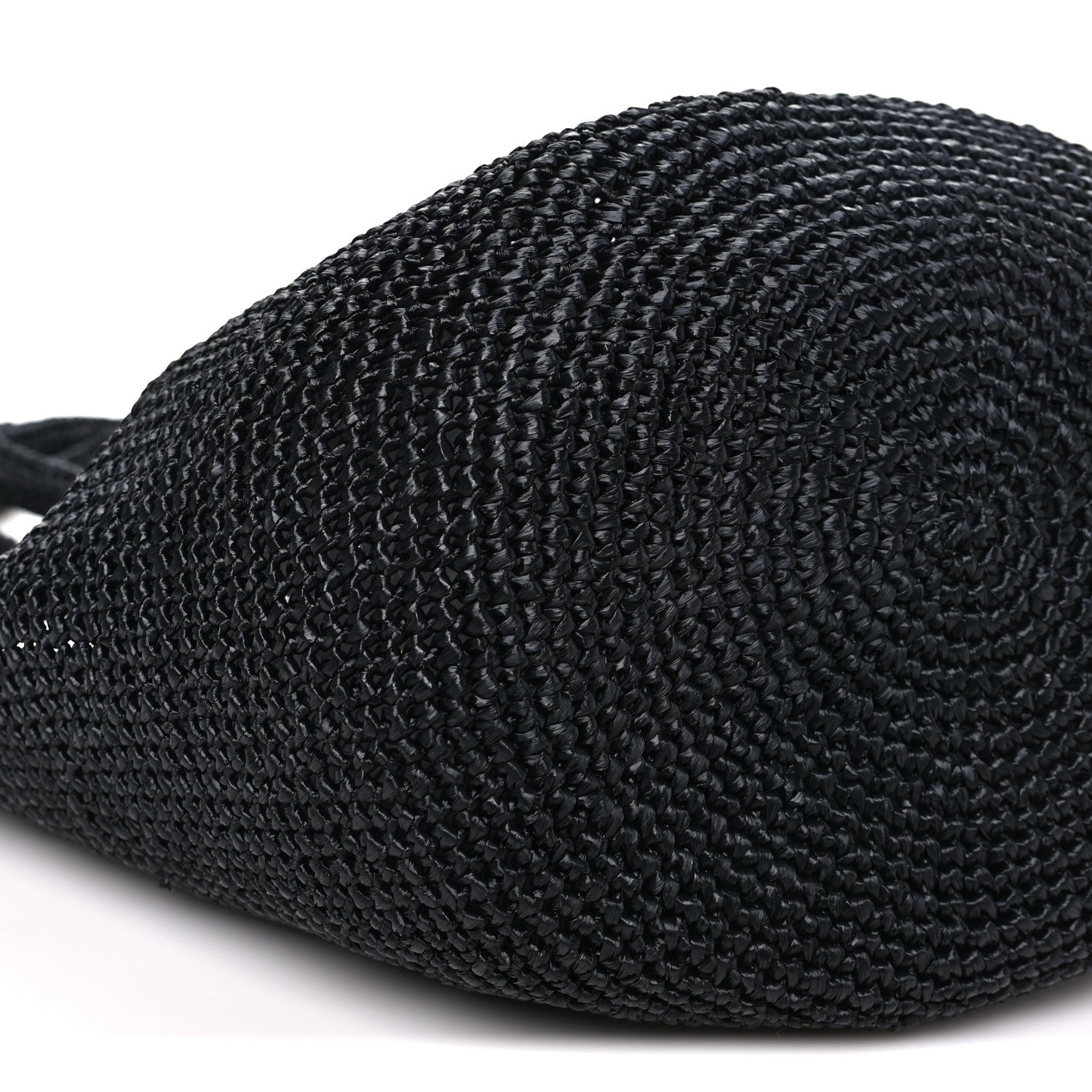 The Row Raffia Genevieve Tote Bag Black 8 of 9
