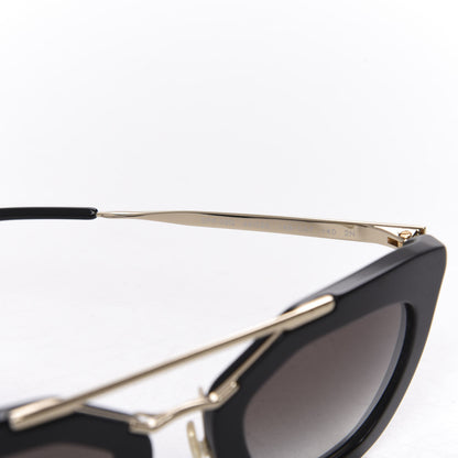 Prada Acetate Cinema Sunglasses SPR 09Q Black 6 of 9