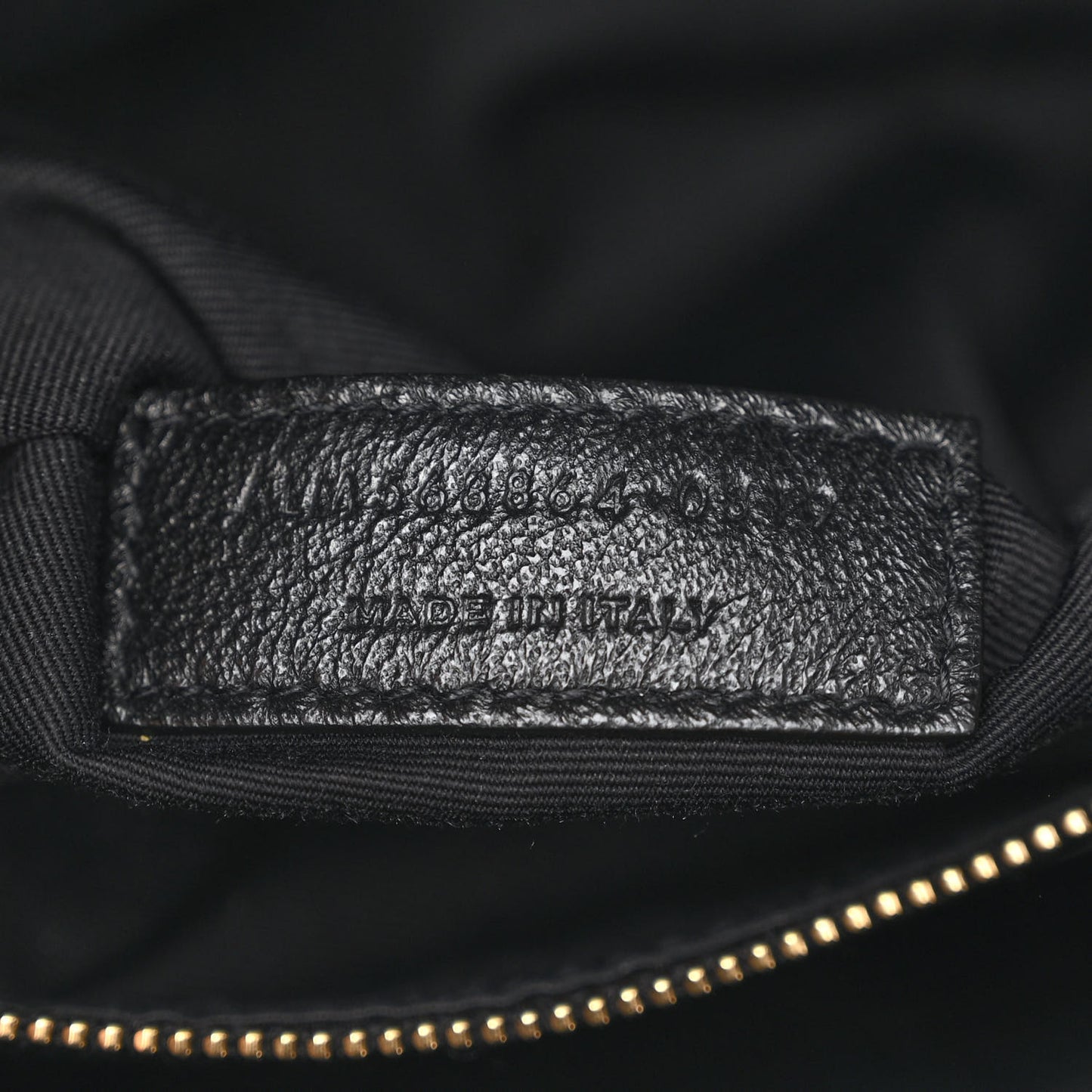 Grain de Poudre Matelasse Chevron Medium Tribeca Shopping Bag Black