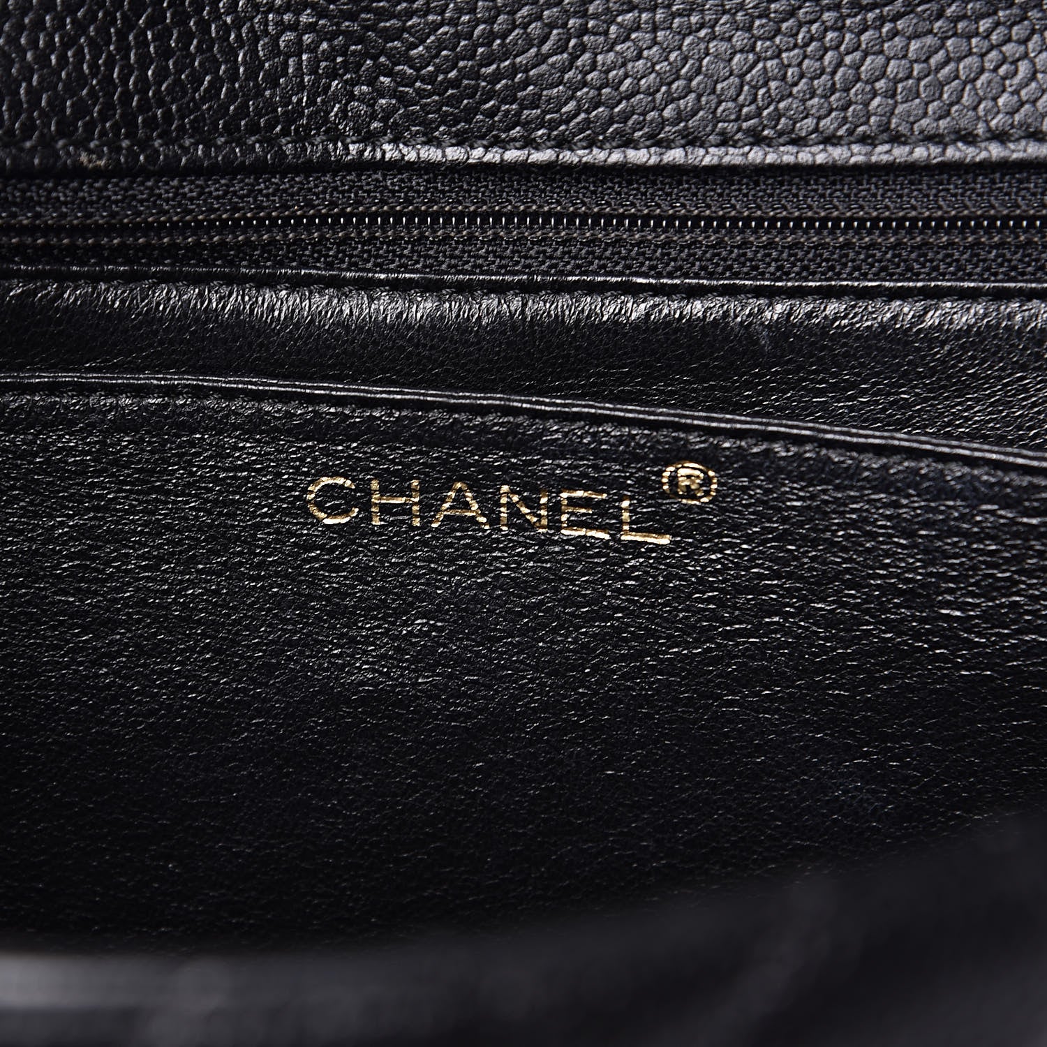 Chanel Caviar Quilted Jumbo Kelly Flap Black 6 of 11