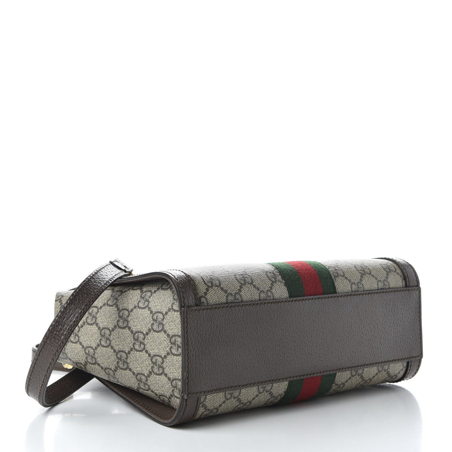 GG Supreme Monogram Small Ophidia Tote Bag Brown
