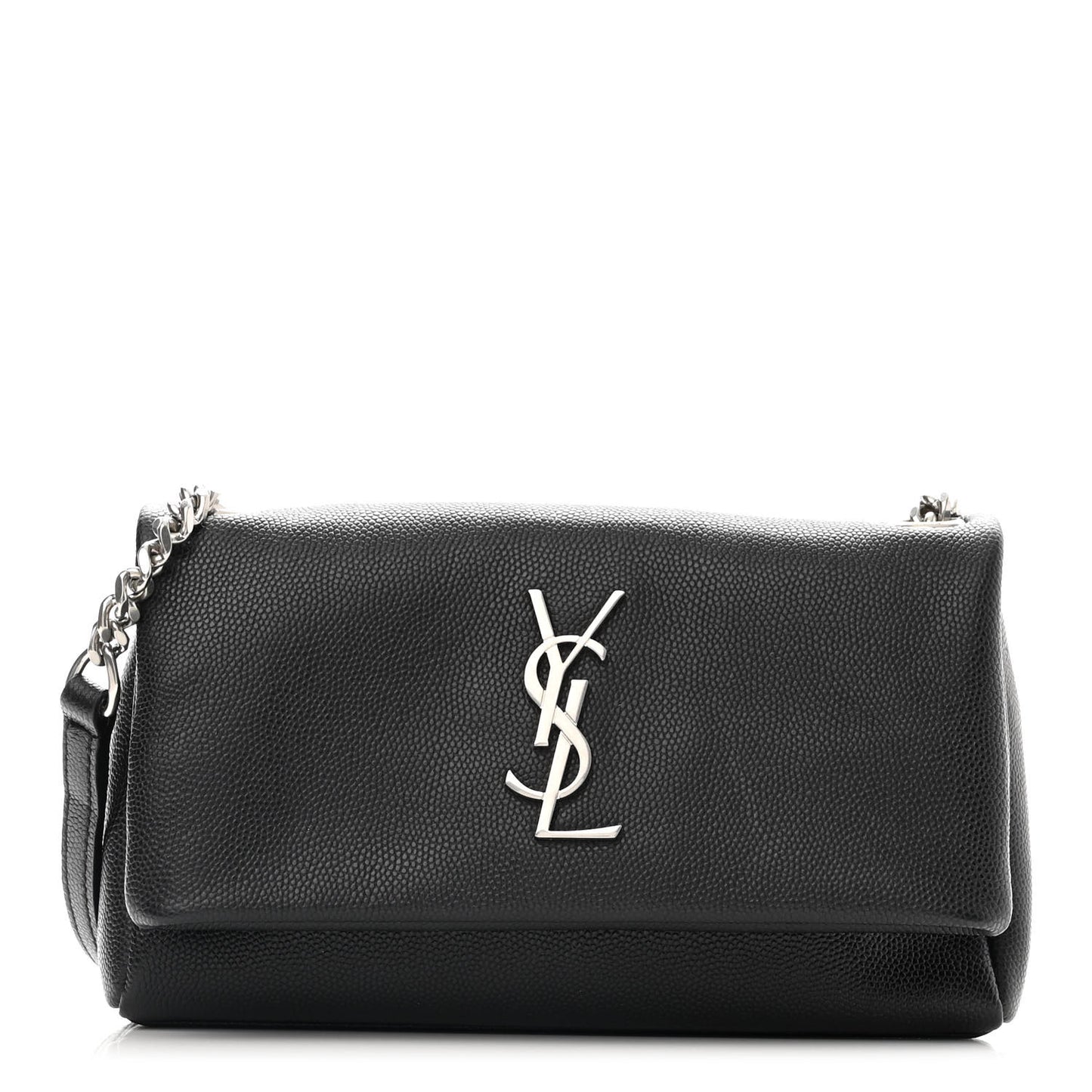 Grain De Poudre Monogram Toy West Hollywood Fold-Over Bag Black
