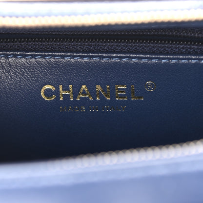 Chanel Lambskin Quilted Small Trendy CC Bowling Bag Navy 7 of 11