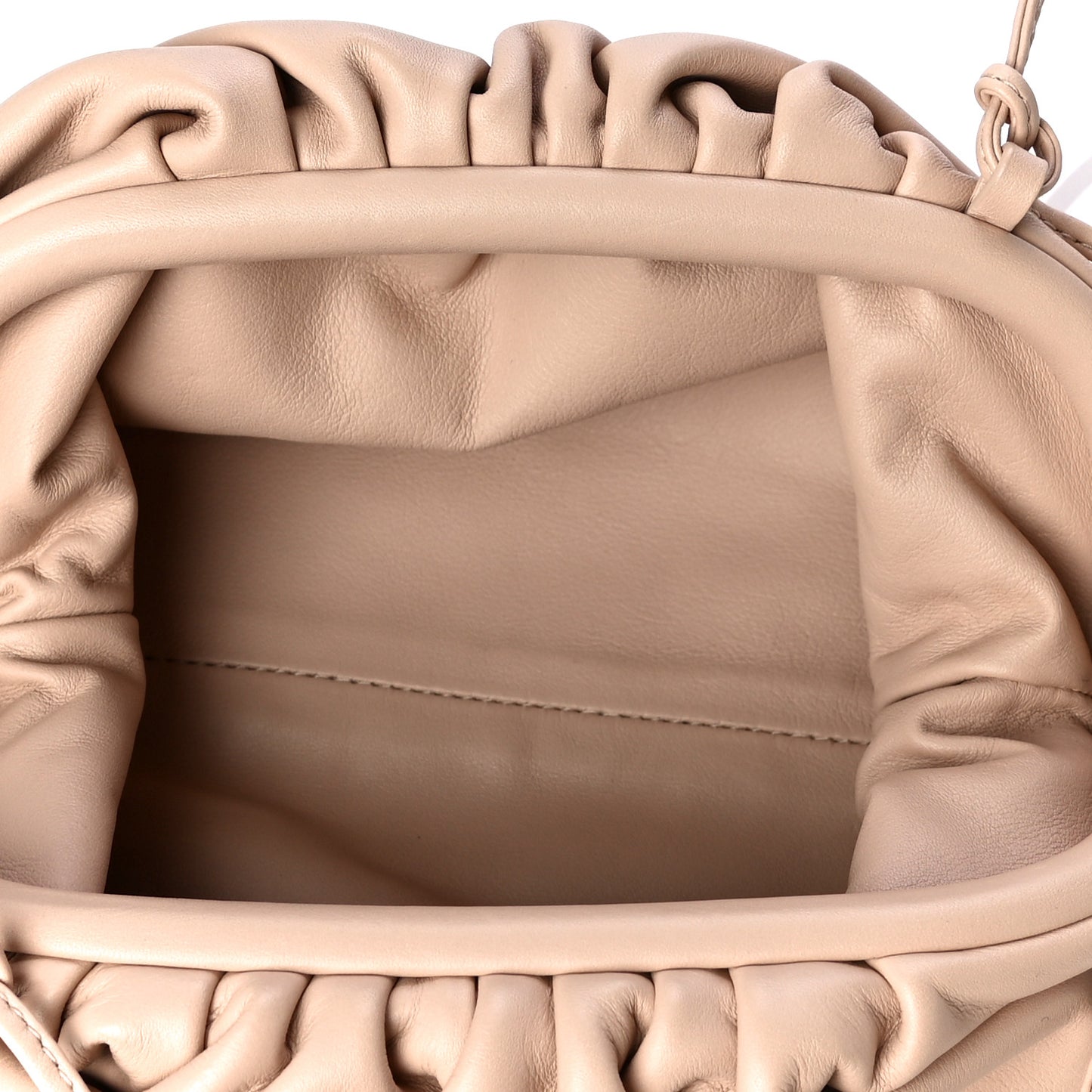 Butter Calfskin The Mini Pouch Almond