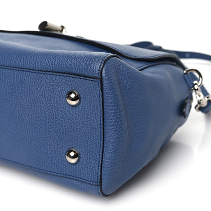 Mulberry Grainy Leather Small Del Rey Satchel Slate Blue 8 of 8