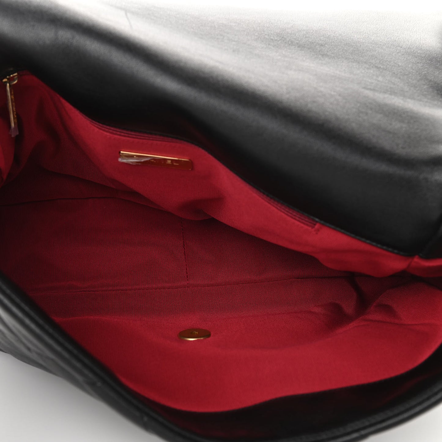 Lambskin Quilted Maxi Chanel 19 Flap Black