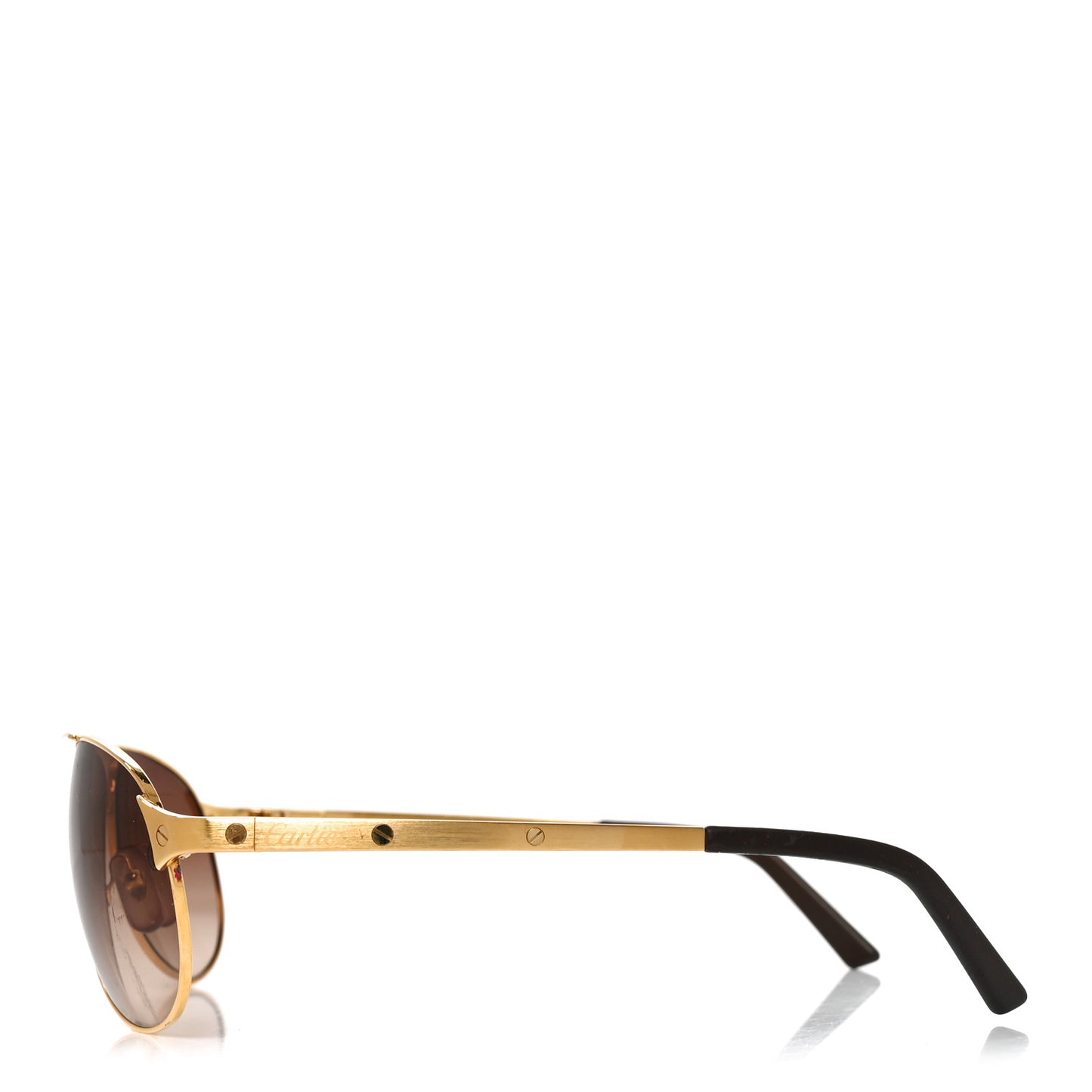 Santos Dumont Aviator Sunglasses 130 Gold