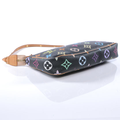 Louis Vuitton Monogram Multicolor Pochette Accessories Black 4 of 6