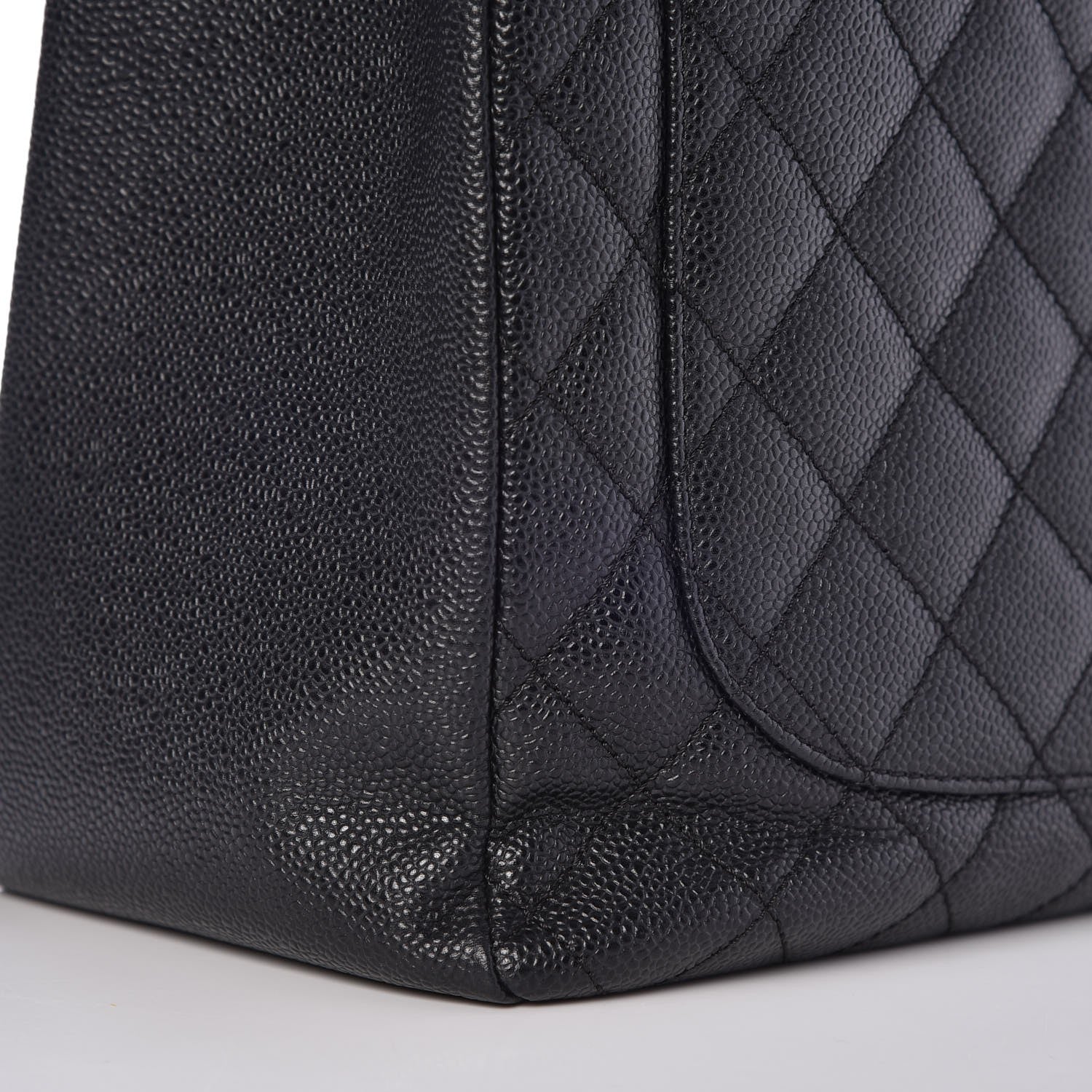 Chanel Caviar Quilted Grand Shopping Tote GST Black 8 of 10
