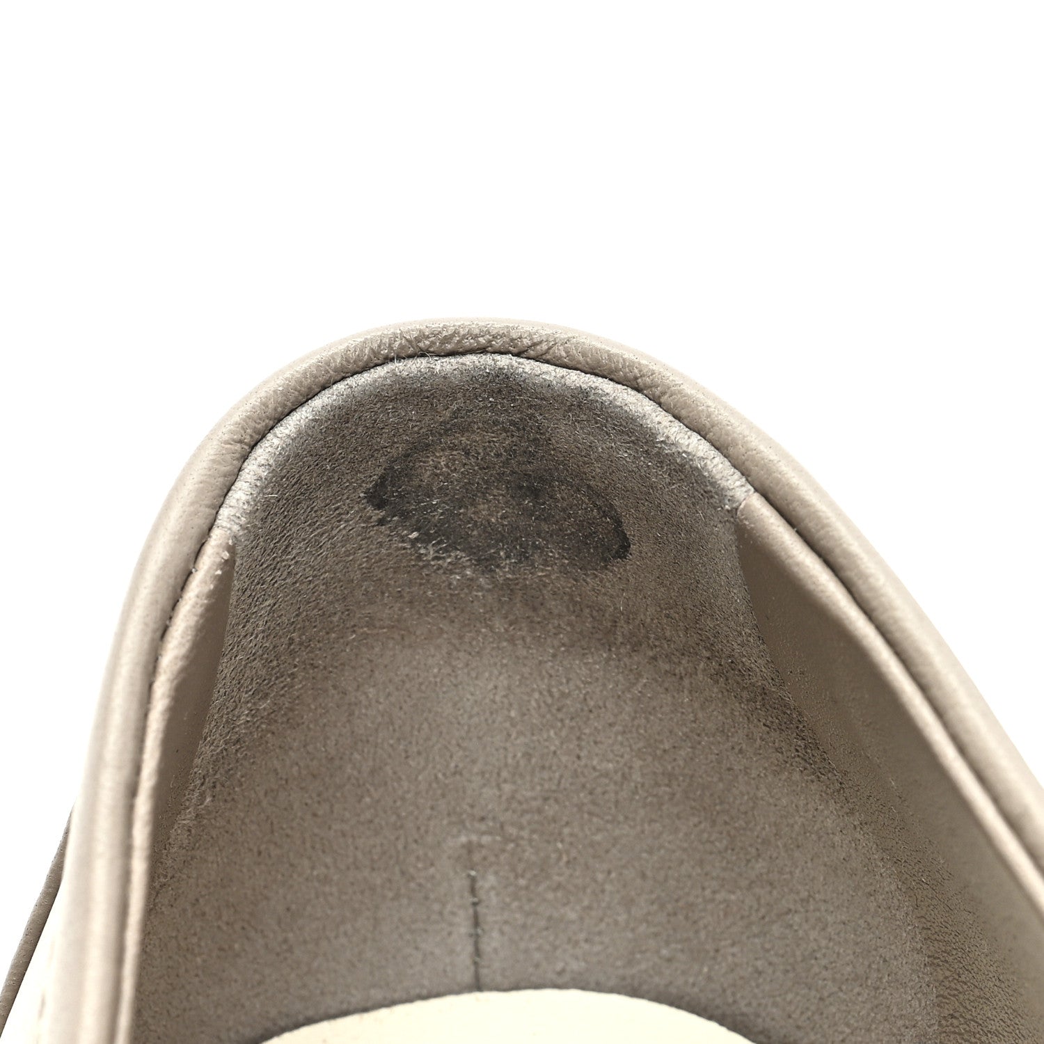 Chanel Lambskin Quilted CC Turnlock Loafers 39.5 Grey 11 of 11