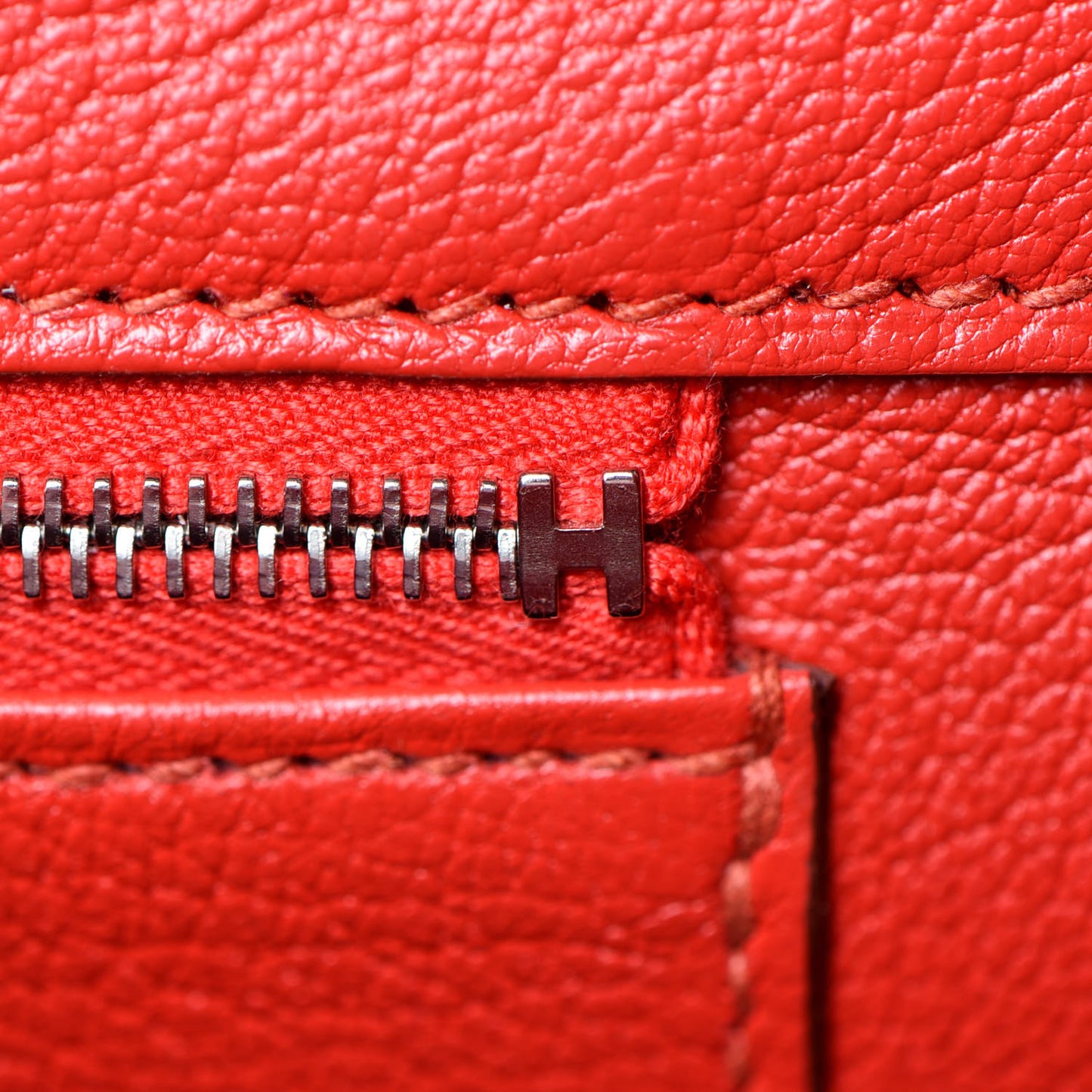 Togo Birkin 35 Vermillion