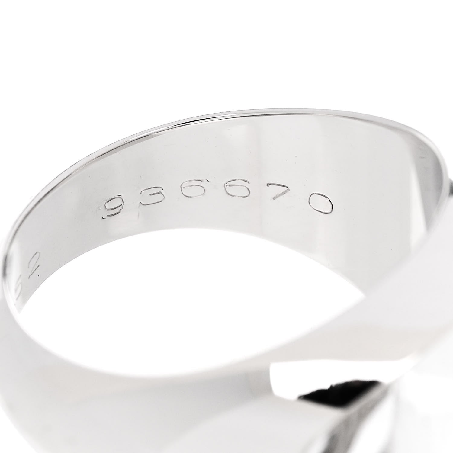 Cartier 18K White Gold Diamond Rock Crystal Myst de Cartier Ring 52 6 6 of 7